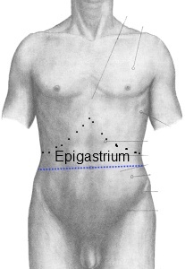 epigastrium