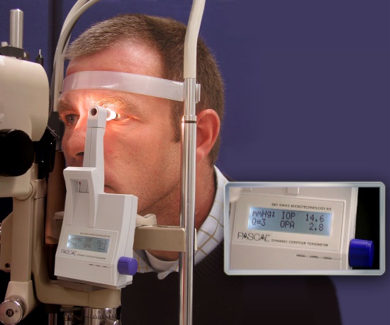 Bestimmung des Augeninnendrucks (Tonometrie)